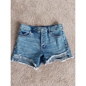 Express denim shorts